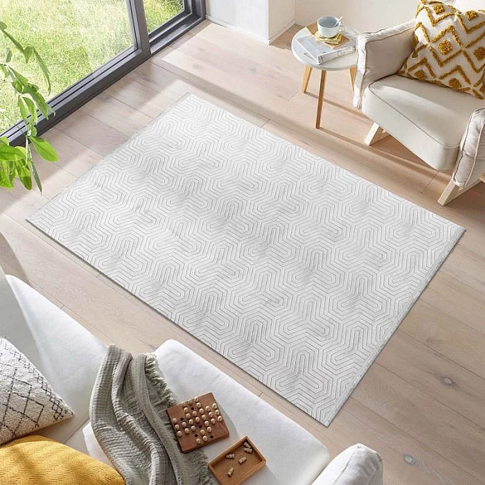 Kusový koberec Style 8901 silver - 80 x 150 cm