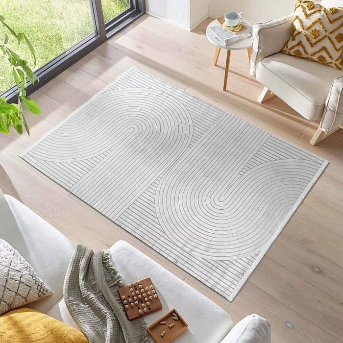 Kusový koberec Style 8902 silver - 160 x 230 cm