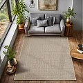 Kusový koberec Loom 4300 beige - Kruh 200 cm průměr