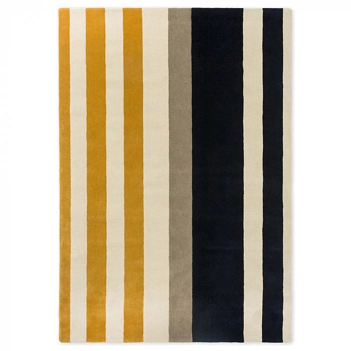 Designový vlněný koberec Marimekko Ralli žlutý Brink & Campman