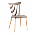 Jídelní židle, šedá/buk, ZOSIMA