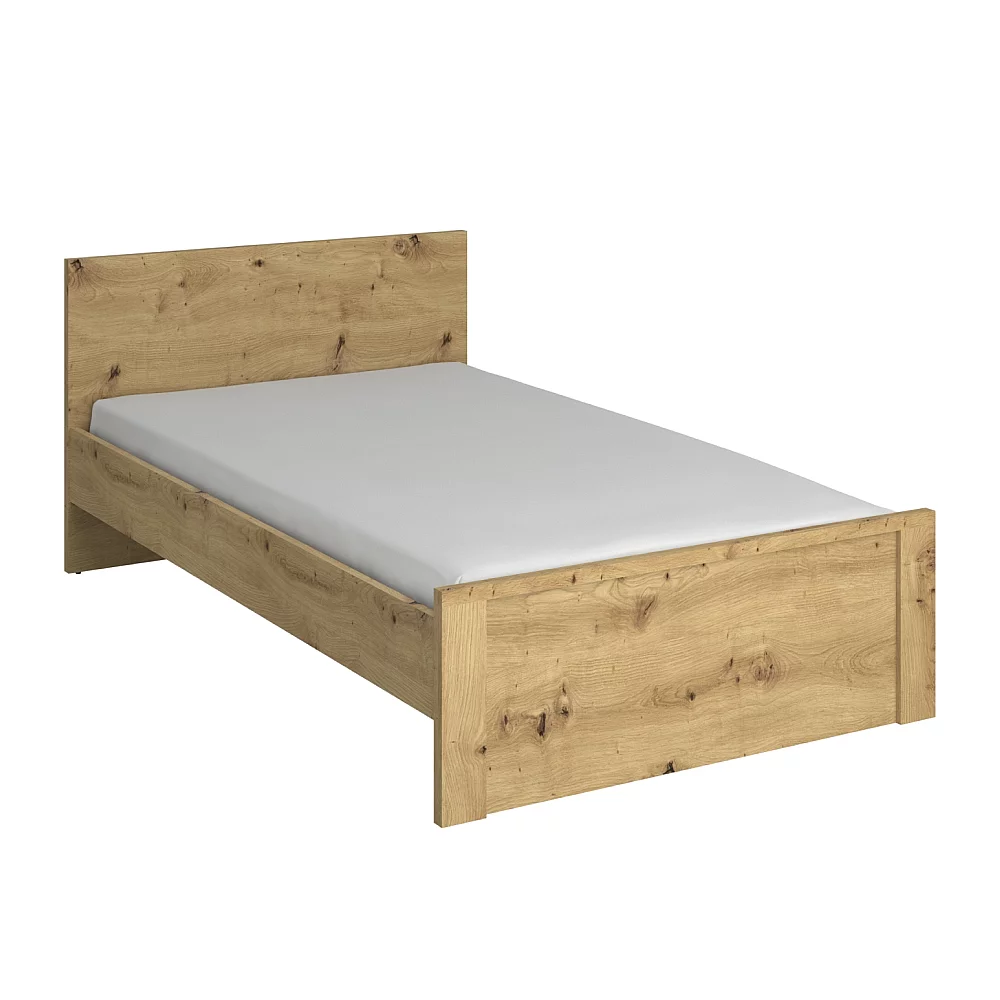 Postel, 120x200, dub artisan, AIRON