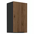 Horní skříňka, ořech okapi/černá, MENZO 40 G-72 1F