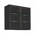 Horní skříňka, černá, ARAKA/MENZO/SIBER 80 GS-72 2F