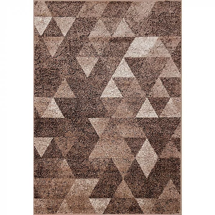 Kusový koberec Rave 24033 132 hnědý - 140 x 200 cm