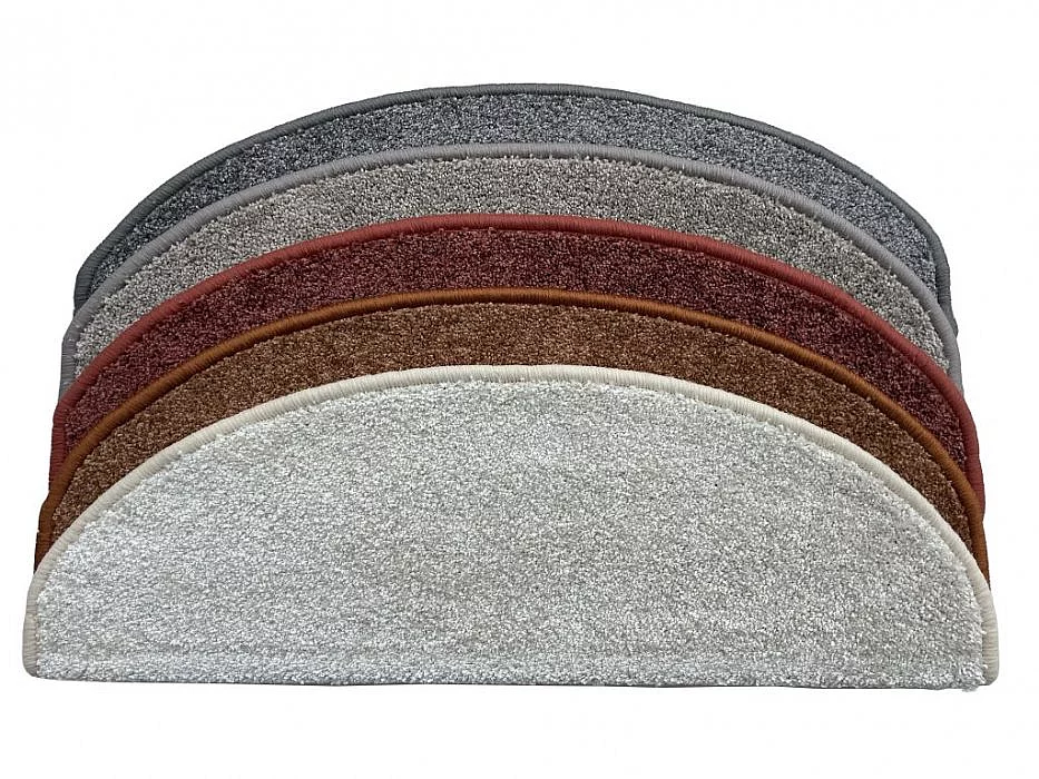 Nášlapy na schody Capri (obdélník a půlkruh) - antra 24 x 65 cm obdélník-SLEVA-1 ks