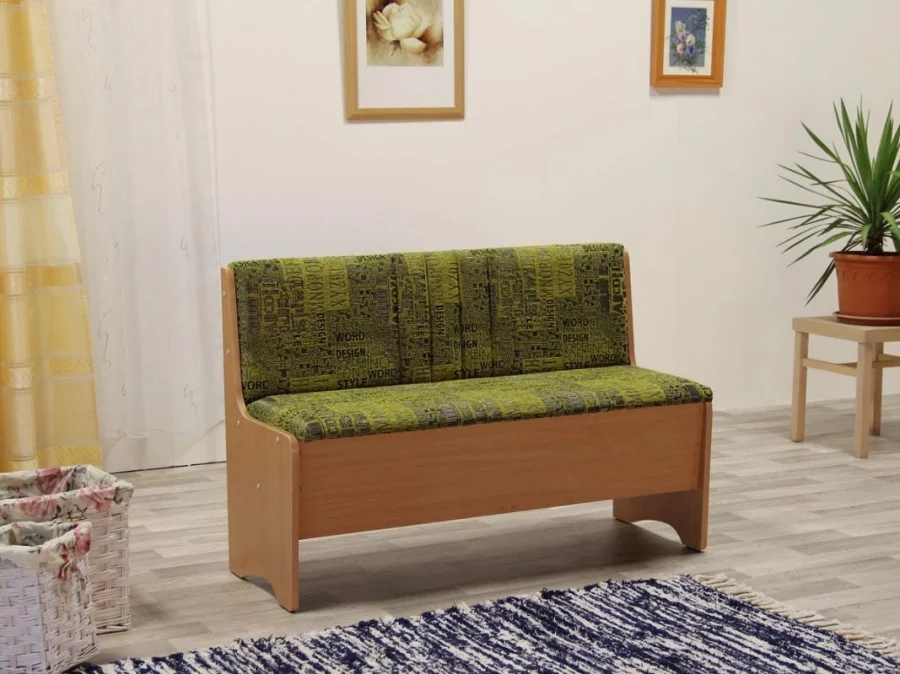 BLANKA 120/170 - rovná kuchyňská lavice s úložným prostorem látky C