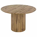 Jídelní stůl, dub, průměr 120 cm, MAHIR TYP 2
