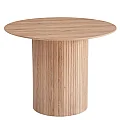 Jídelní stůl, dub, průměr 100 cm, PAOLO