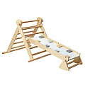 Montessori Piklerové trojúhelník 3v1, přírodní/mix barev, OPRIN