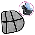 Ergonomická opěrka zad, černá, BEKIO