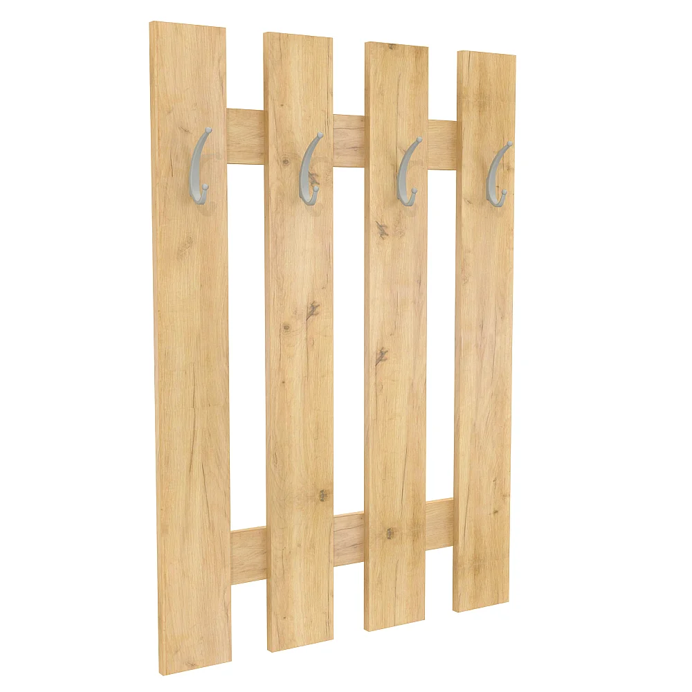 Věšáková stěna, dub artisan, KORADO NEW KV11