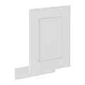 Dvířka na myčku nádobí, bílá/bílá, LULA ZM 570x446