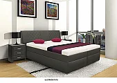 Postel SABA 2 160cm, s roštem a s úložným prostorem  Whisper 19