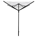 Zahradní sušák na prádlo, černá, 45 m, ROTARY NEW TYP 3