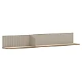 Závěsná police 135, šedohnědá Taupe/dub silverjack, DOMCA