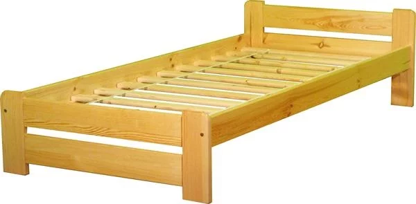 ANETKA - jednoduchá masivní postel - 90 cm