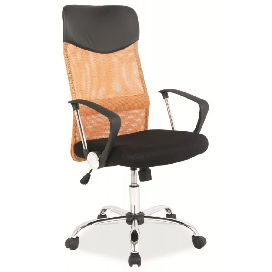 Kancelářské křeslo SI-397 / černá-oranžová