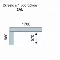 AVA FAMM: 2AL - dvojsed s područkou LEVÝ