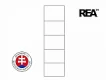 REA VENEZIA - elegantní šatní skříň s policemi