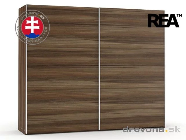 REA HOUSTON 3 - šatní skříň s posuvnými dveřmi