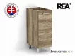 REA ALFA - dolní skříňka s dvířky - 30 cm KDO-30-72