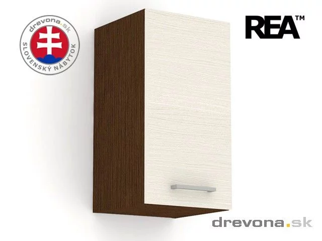 REA ALFA - horní skříňka s dvířky - 30 cm KHO-30-57