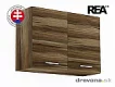 REA ALFA  - horní skříňka dvoudveřová nebo jednodveřová - 60 cm KHO-60-57
