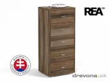 REA DENISA UP - TYP 013 - komoda s pěti šuplíky