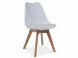 SI-538 - elegantní jídelní židle -> bílá