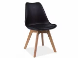 SI-538 - elegantní jídelní židle -> černá