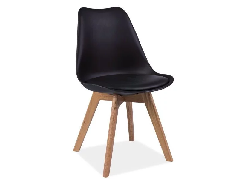 SI-538 - elegantní jídelní židle -> černá