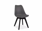 SI-560 - elegantní jídelní židle -> šedá + černá