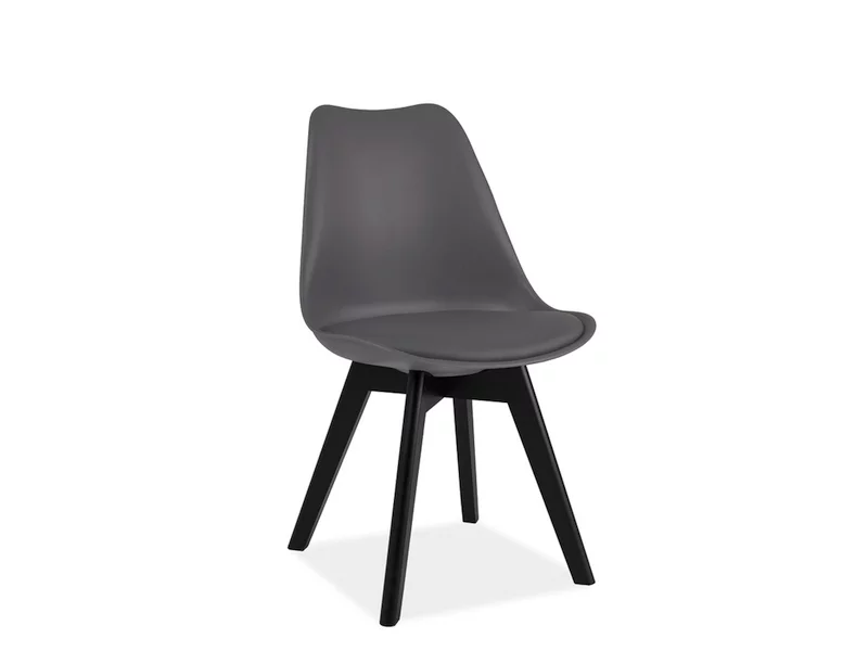 SI-560 - elegantní jídelní židle -> šedá + černá
