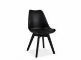 SI-560 - elegantní jídelní židle -> černá + černá