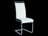 SI-701- moderní velmi elegantní jídelní židle -> bílá + černá