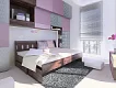 ARLETA TWIN 121BT rozkládací lavice - buk cink
