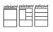 183B Skříň policová BETA 2D GRAND - buk cink