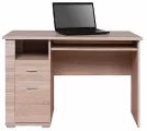GRESS 1D1S 120 - PC stůl s dvířky a se zásuvkou