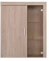 DAMIS 1D1W - elegantní jednodveřová závěsná vitrína