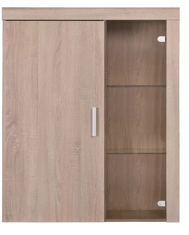 DAMIS 1D1W - elegantní jednodveřová závěsná vitrína