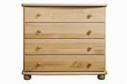 Komoda 01P classic borovice masiv hloubka 46 cm
