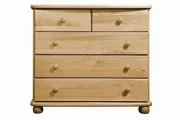 Komoda K02 classic borovice masiv hloubka 42 cm
