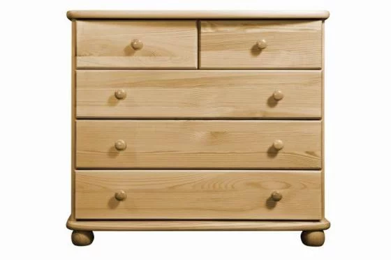 Komoda K02 classic borovice masiv hloubka 42 cm