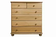 Komoda K06 classic borovice masiv hloubka 42 cm