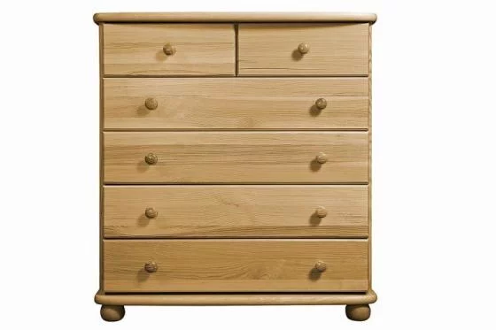 Komoda 06P classic borovice masiv hloubka 46 cm