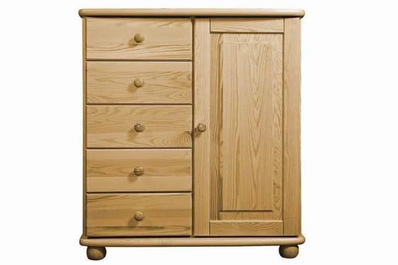 Komoda 07P classic borovice masiv hloubka 46 cm