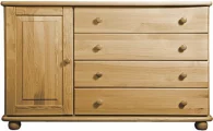 Komoda K12 classic borovice masiv hloubka 42 cm