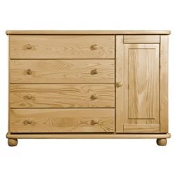Komoda 13P classic borovice masiv hloubka 46 cm
