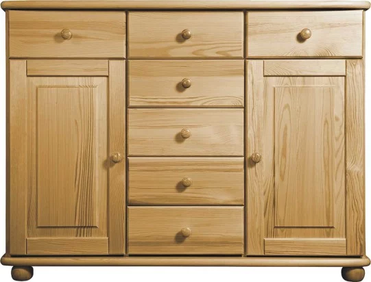 Komoda 17P classic borovice masiv hloubka 46 cm